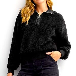 Sonoma Cozy Quarter Zip Sherpa Pullover